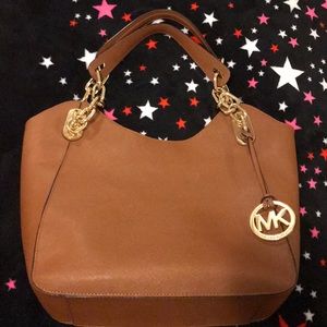 Brown leather Michael Kors Purse